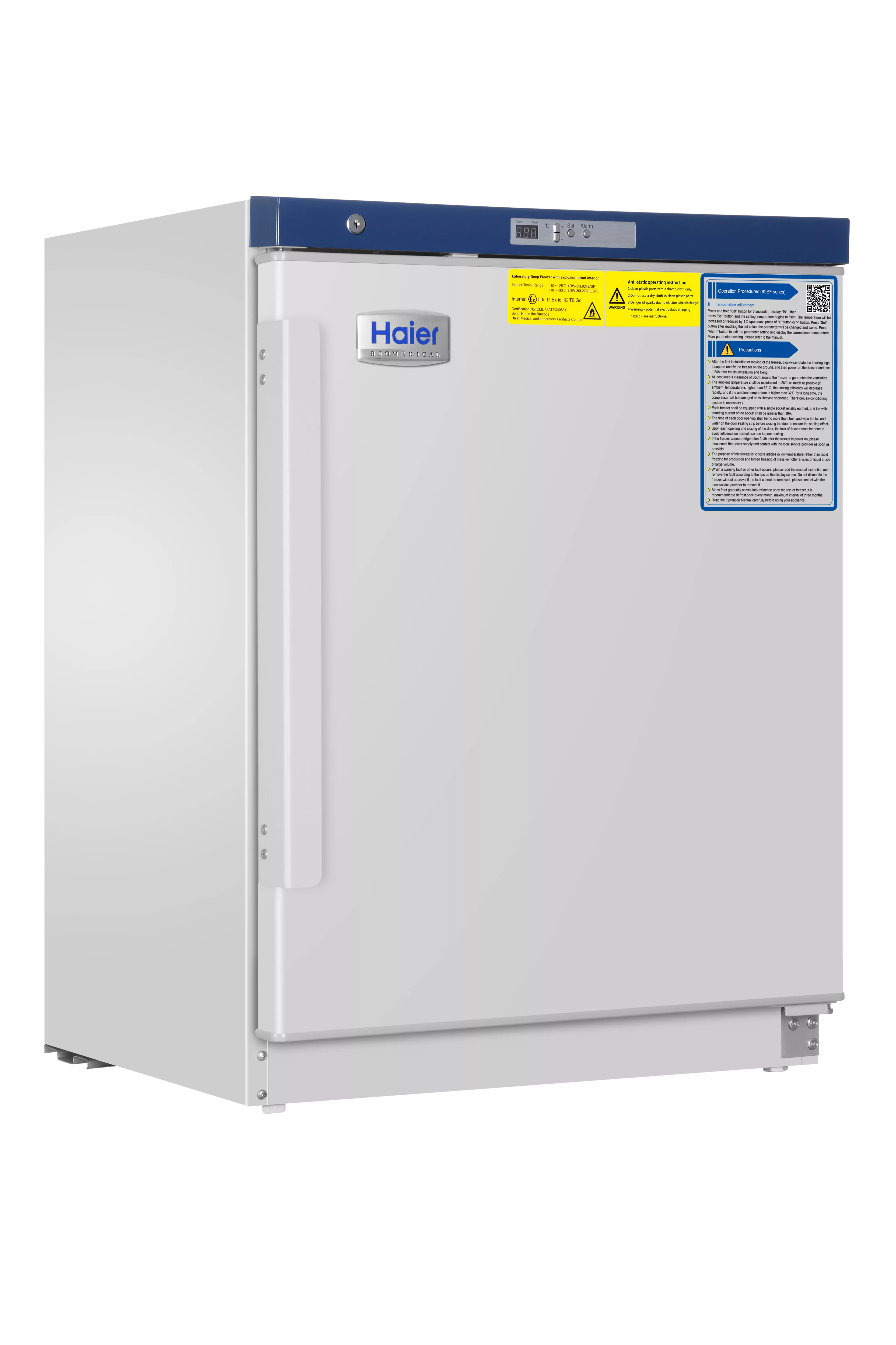 Labteamet_Gnistfri_LabFrysl_Haier_Spark-Free-Freezer-DW-25L92SF-1