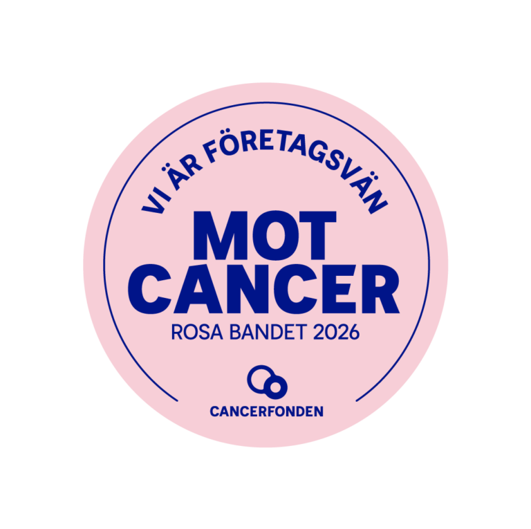 Vi er en virksomhed, der støtter kampen mod kræft — Rosa Bandet 2026, Kræftfonden